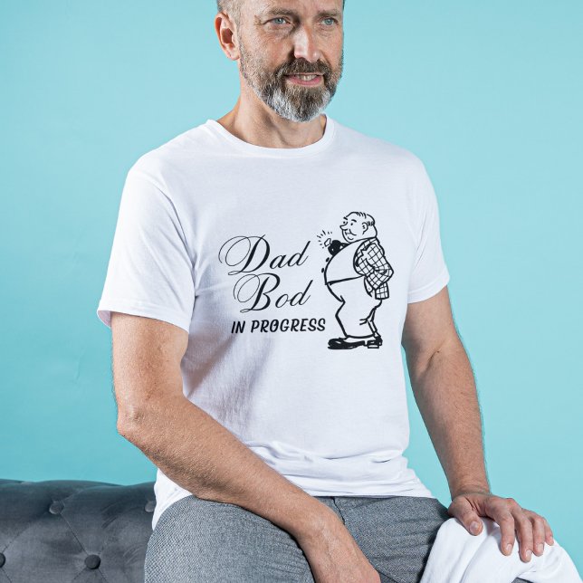 Bod i pappa pågår | Funny Fars dag T Shirt (Skapare uppladdad)