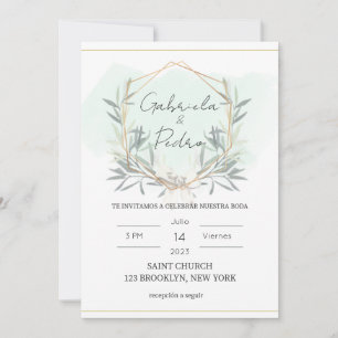 Boda en Espanol-inbjudningar Inbjudningar