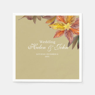 Boda Otoñal Pappersservett