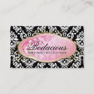 Bodacious svart för Boutique 311 Visitkort
