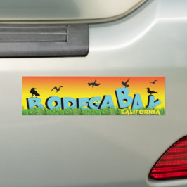 Bodega Bay Bumper Sticker Bildekal