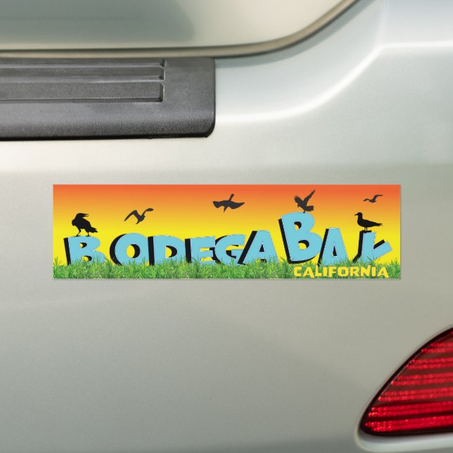 Bodega Bay Bumper Sticker Bildekal (På Bil)