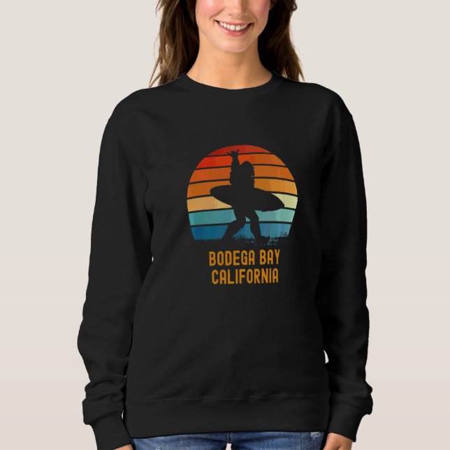 Bodega Bay California Sasquatch Souvenir T Shirt (Framsida)