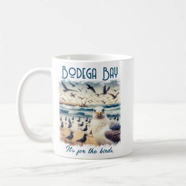 Bodega Bay California Souvenir Gift Kaffemugg (Vänster)