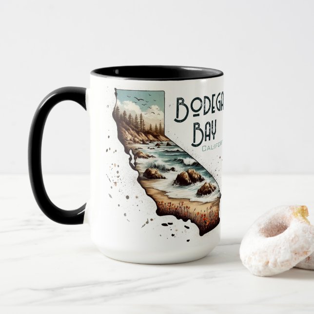 Bodega Bay California Souvenir Gift Mugg (Med munk)