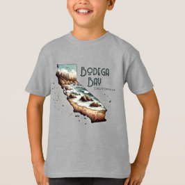 Bodega Bay California Souvenir Gift T Shirt
