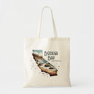 Bodega Bay California Souvenir Gift Tygkasse