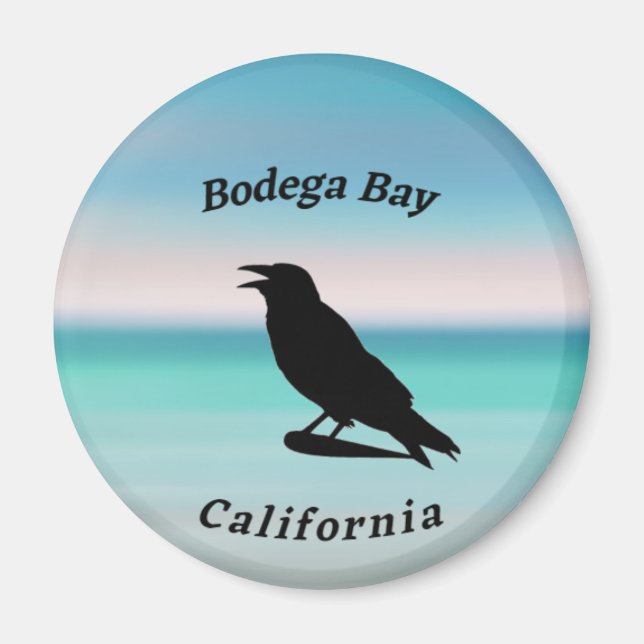 Bodega Bay Souvenir Magnet (Framsidan)