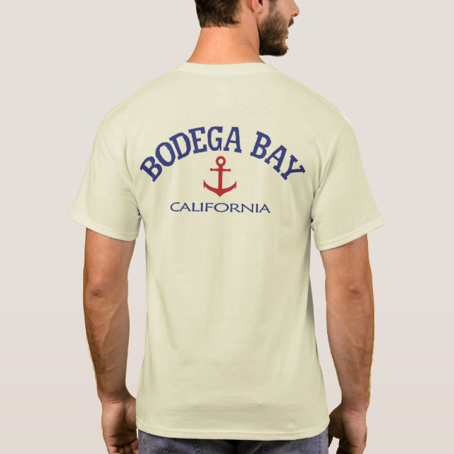 Bodega Bay Tan T Shirt (Baksida)