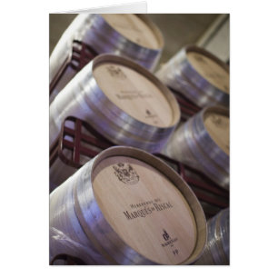 Bodega Marques de Riscal vinfabrik, vinkällare Hälsningskort