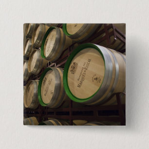 Bodega Marques de Riscal vinfabrik, vinkällare Knapp