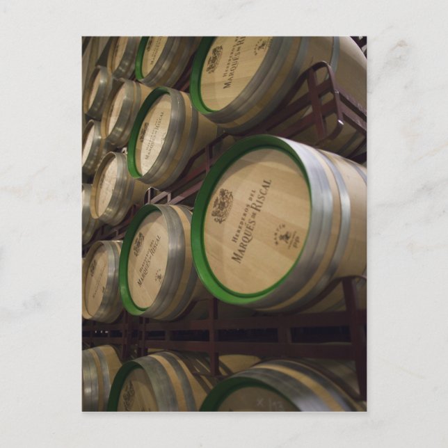 Bodega Marques de Riscal winery, vin-källaren Vykort (Framsida)