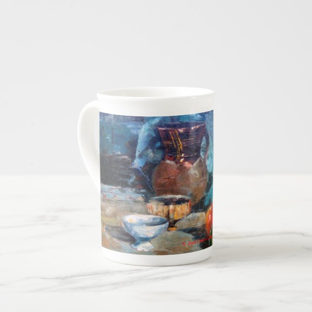 Bodegón a espátula benporslin mugg (Framsida vänster)
