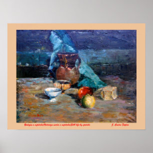 Bodegón a espátula/Natureza morta/still life Poster