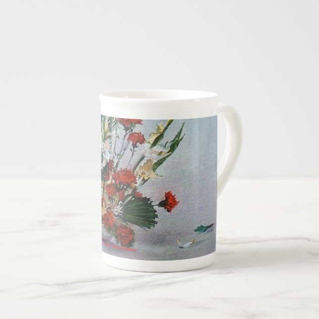Bodegón de flores benporslin mugg (Framsida höger)