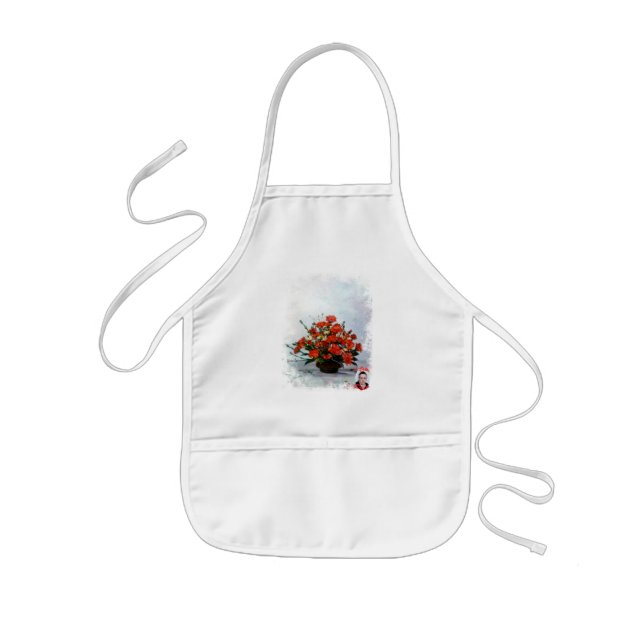 Bodegón de Flores/Fortsatt blomsterliv Barnförkläde (Framsidan)