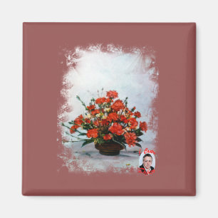 Bodegón de Flores/Fortsatt blomsterliv Magnet