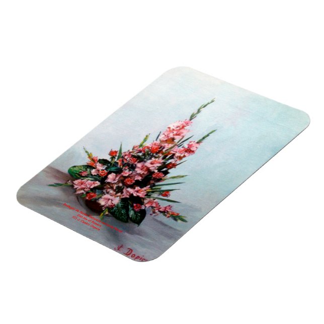 Bodegón de Flores/Fortsatt blomsterliv Magnet (Vänstra Sidan)