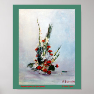 Bodegón de Flores/Fortsatt blomsterliv Poster