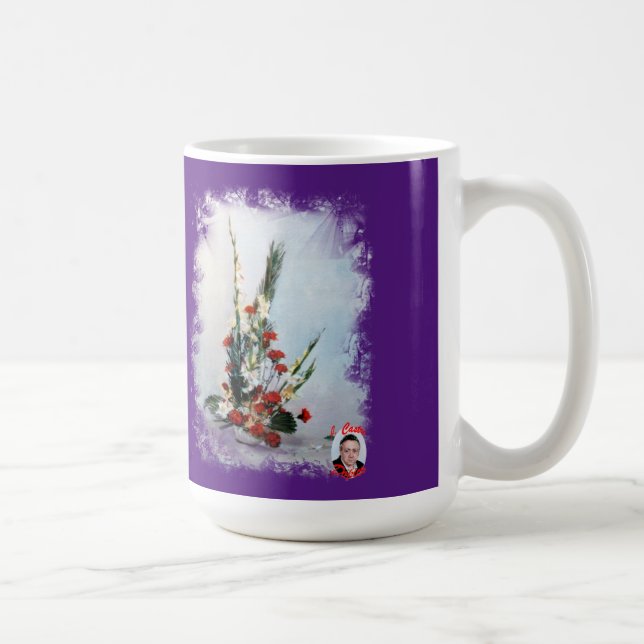 Bodegón de flores kaffemugg (Höger)