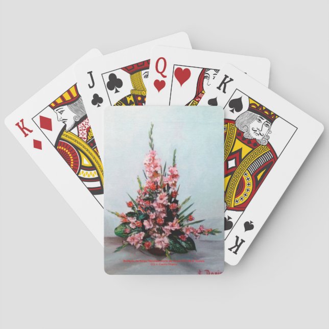 Bodegón de flores/Still life of flowers Casinokort (Baksidan)