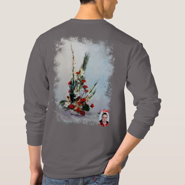 Bodegón de flores t shirt (Baksida)