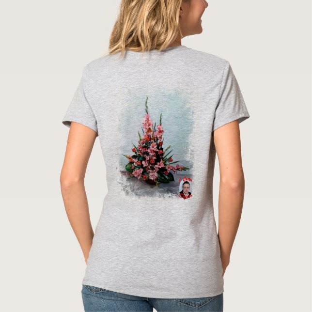 Bodegón de flores t shirt (Baksida)
