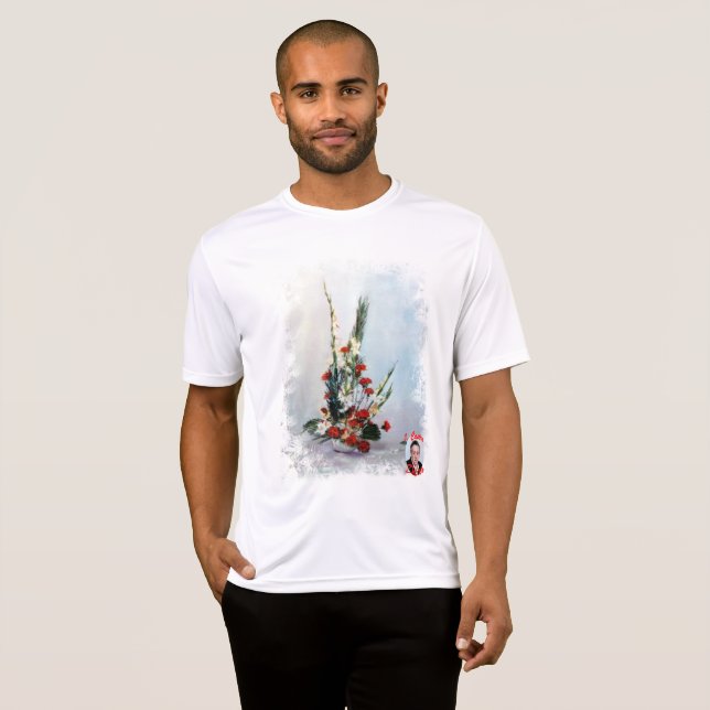 Bodegón de flores t shirt (Hel framsida)