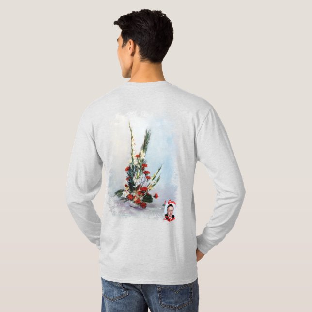 Bodegón de flores t shirt (Hel baksida)
