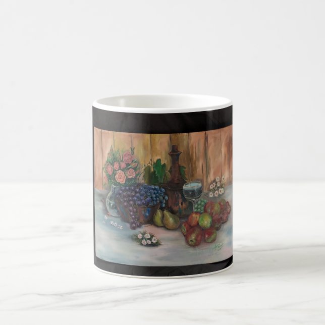 Bodegón de Frutas y Flores Kaffemugg (Center)