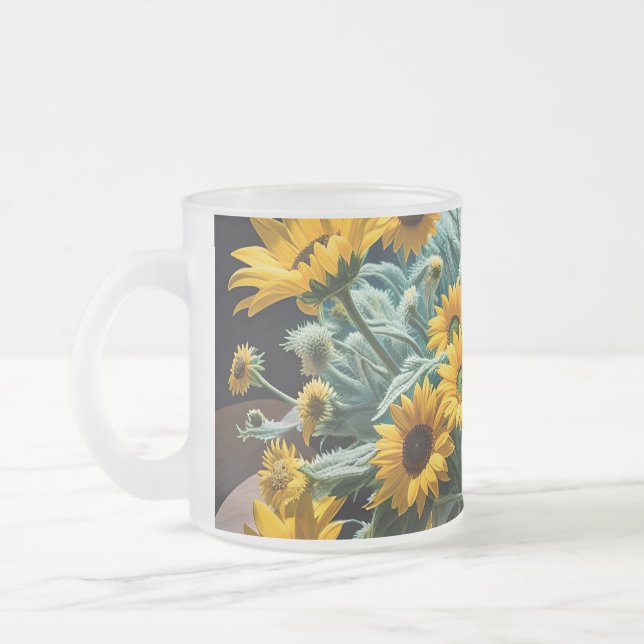 Bodegón Flores y Noche 1 - 001 Frostad Glasmugg (Vänster)