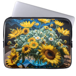 Bodegón Flores y Noche 1 - 001 Laptop Fodral