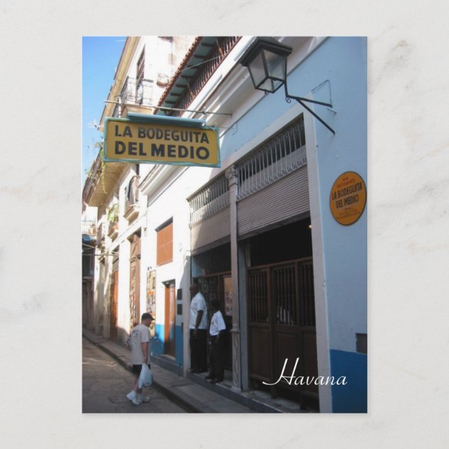 bodeguita havana vykort (Framsida)