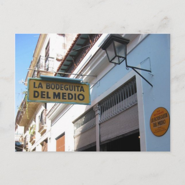 bodeguita medio havanna vykort (Framsida)