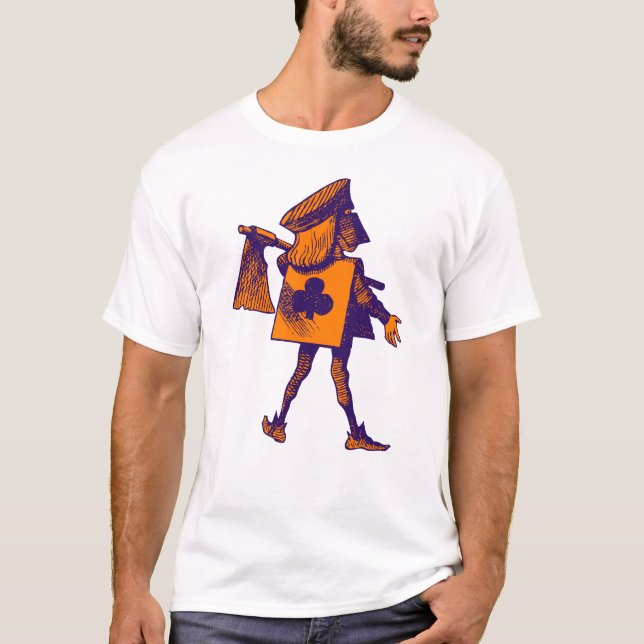 Bödel av klubblilaorangen t-shirt (Framsida)