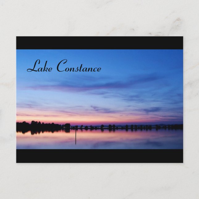 Bodensee at Sunset - vykort (Framsida)