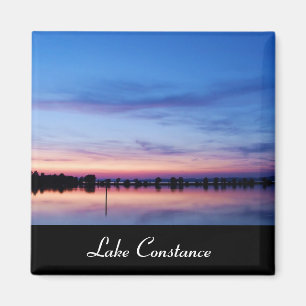 Bodensee Sjö Constance Sunset Souvenir Magnet