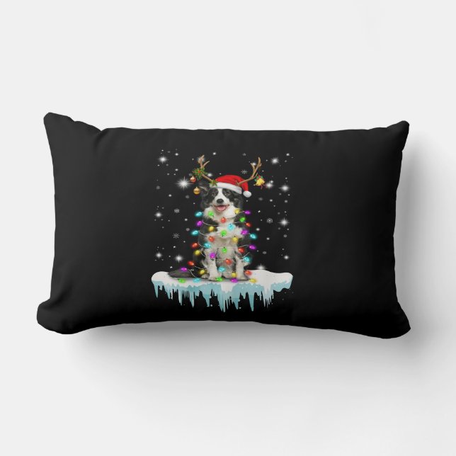 Boder Colline Reindeer Julklapp Lumbarkudde (Framsida)
