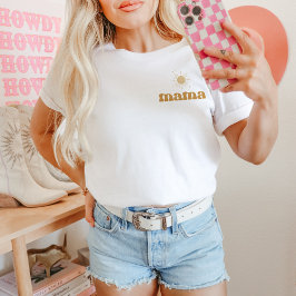 BODHI Boho Sol Retro One Lycklig Mamma T Shirt