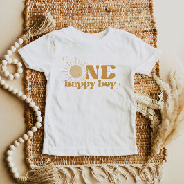 BODHI Boho Sun One Happy Boy 1-årsdag T Shirt