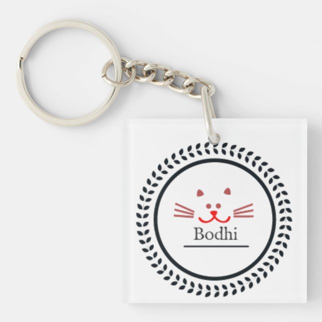Bodhi katten Keychain (Framsidan)