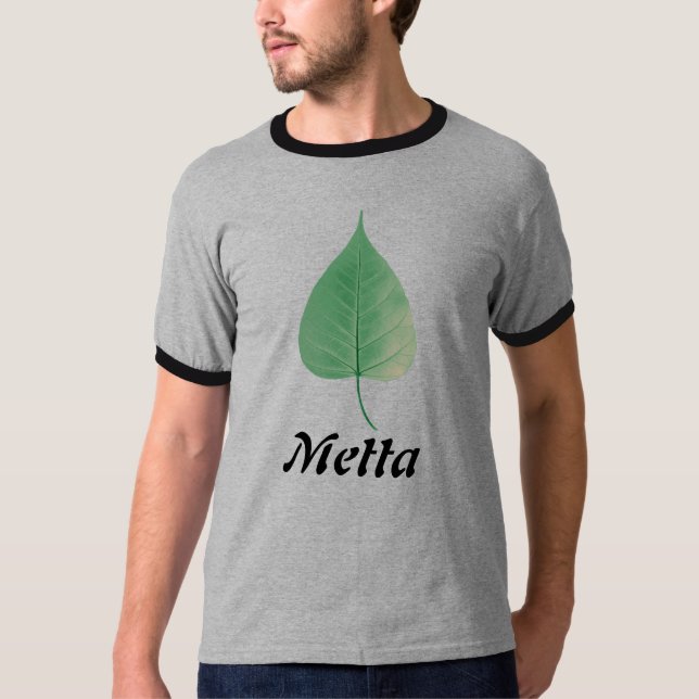 Bodhi löv, Metta T-shirt (Framsida)