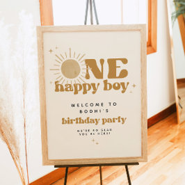 BODHI One Lycklig Boy First Resa runt Sol födelsed Poster