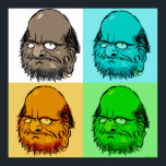 Bodhidharma Pop Art Poster<br><div class="desc">Bodhidharma Pop Art Poster design genom sanskritbrev 2013</div>