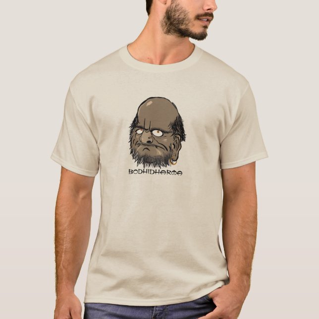 Bodhidharma T-tröja Tee (Framsida)