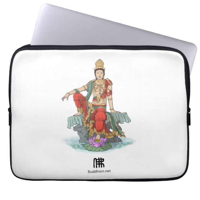 Bodhisattva i Compassion laptop sleeve (Framsidan)