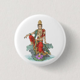 Bodhisattva med Compassion Button Knapp