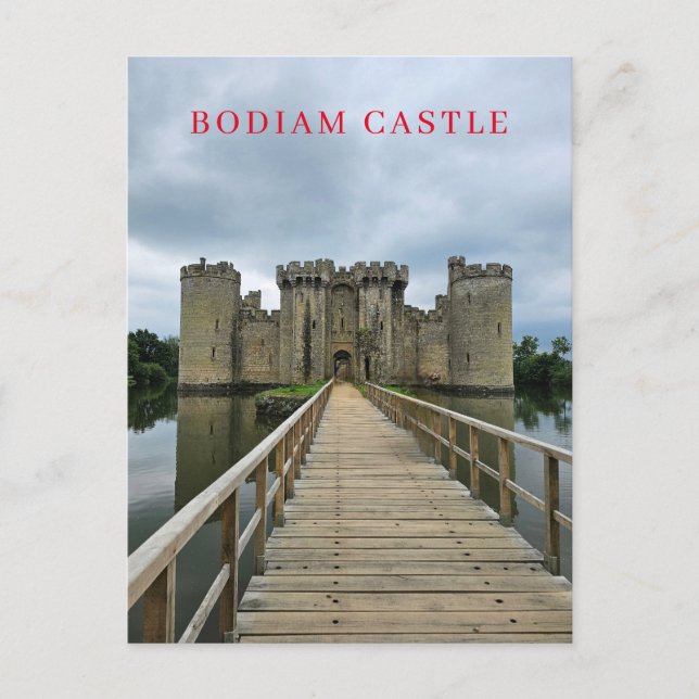 Bodiam Castle vykort (Framsida)