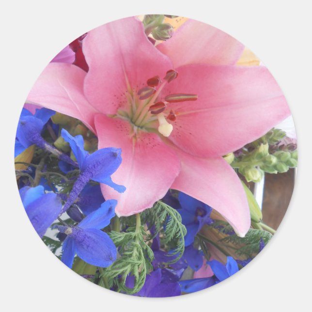 Bodichon Runt Klistermärke (Framsida)