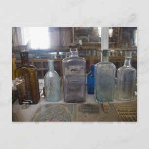 Bodie Antique Flaskor Vykort